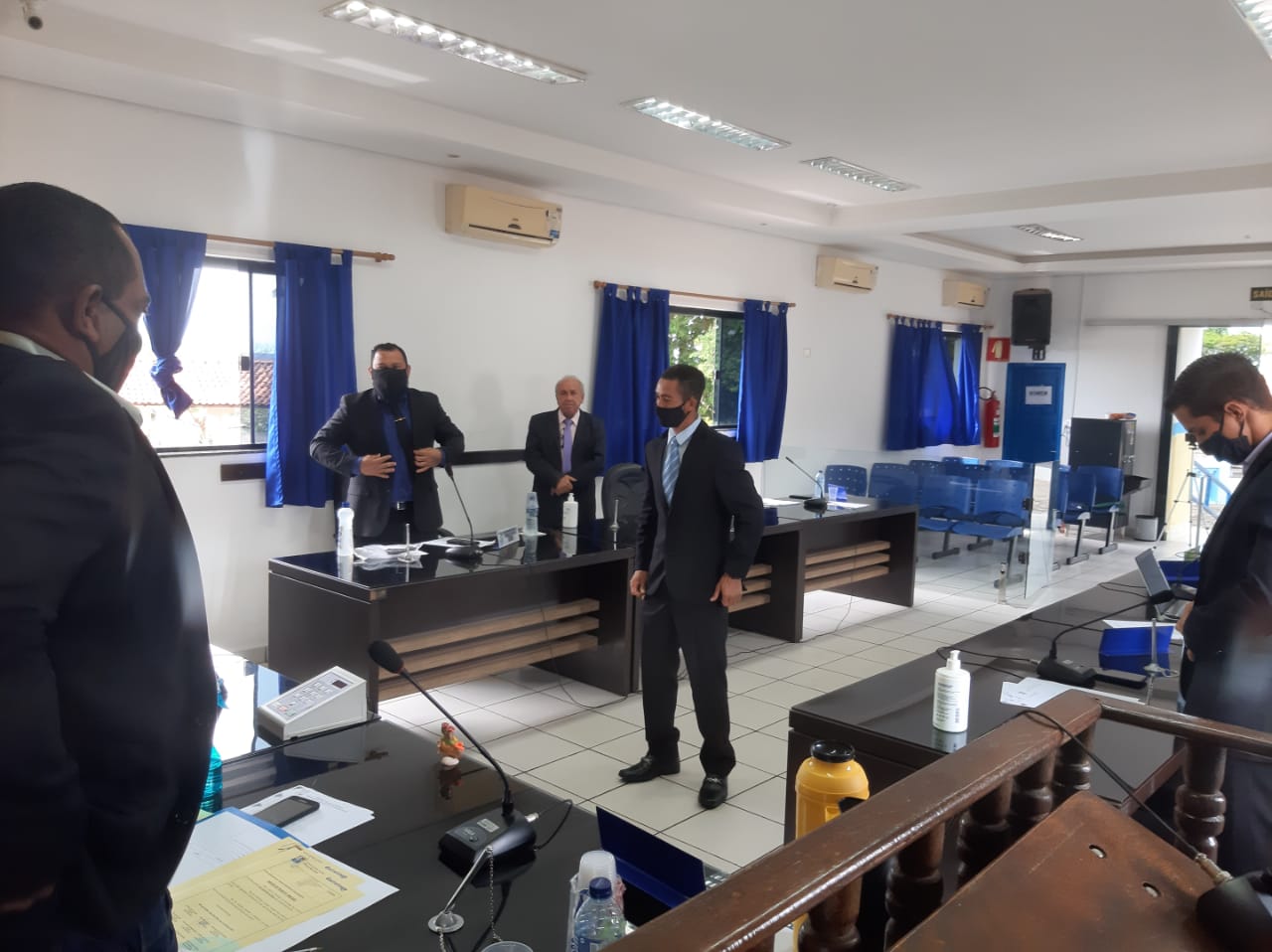 Posse vereador Fagner Pereira da Silva. Partido MDB