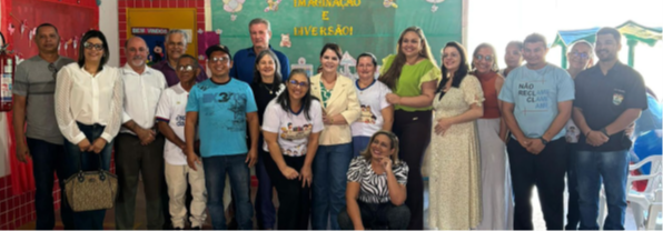 REFORMA DA CRECHE: DEPUTADA FEDERAL CORONEL FERNANDA VISITA GUIRATINGA.